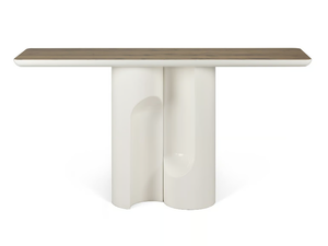 MUSK - Rectangular frake wood console table _ JOSÉ LEITE DE CASTRO